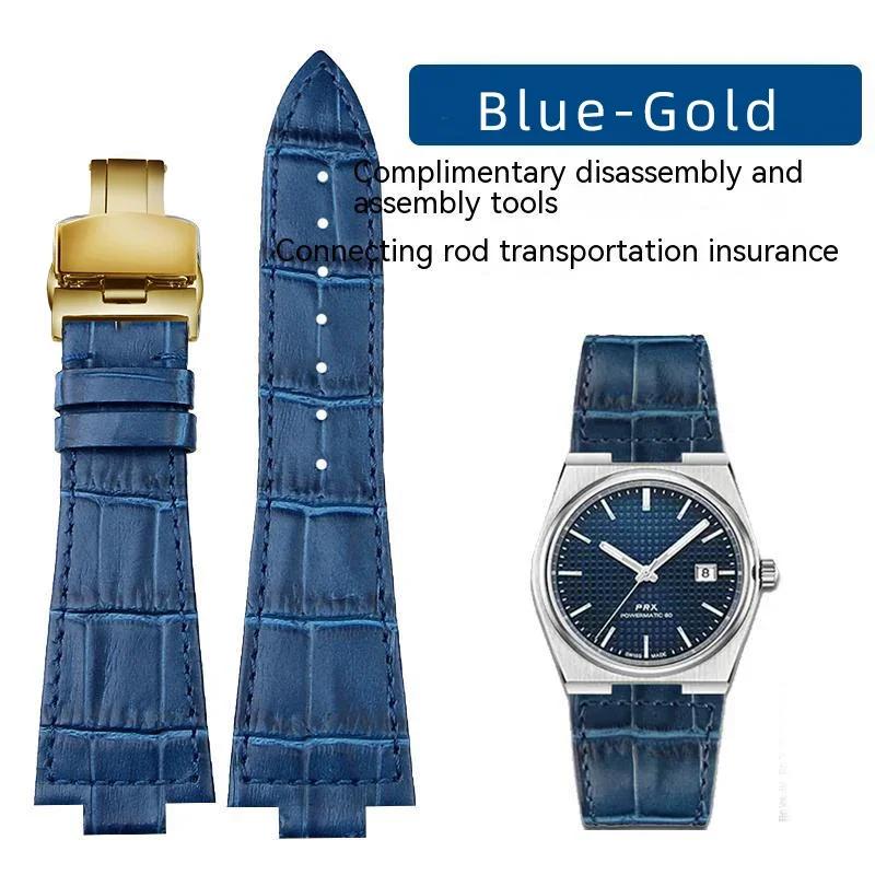 Оригинальный кожаный ремешок для часов Tissot 1853 Prx Series Super Player T137.410 T137407 Ремешок для часов Изогнутый интерфейс 12 мм