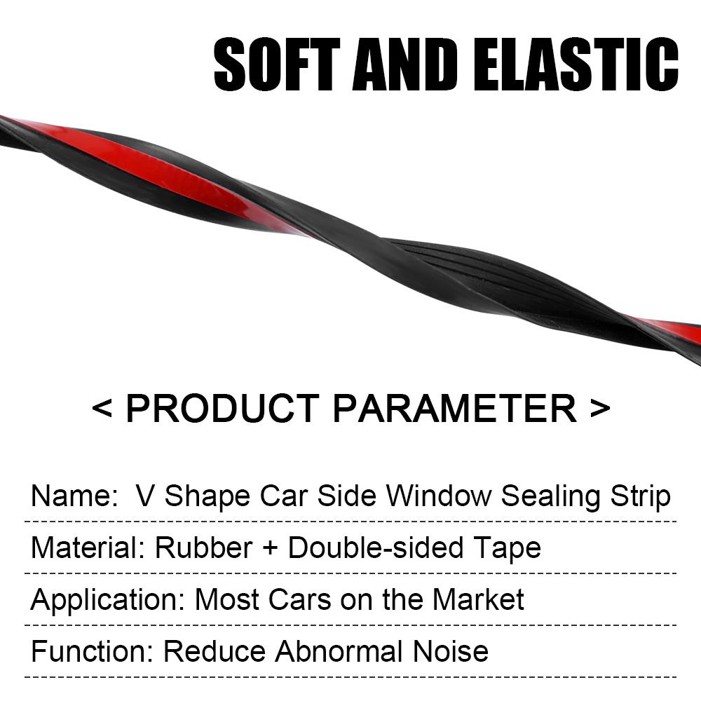Шумоизоляция, уплотнительная лента для бокового окна автомобиля, уплотнительная лента для окна автомобиля, V-образная уплотнительная лента, автомобильные аксессуары