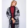 Women's Autumn and Winter Knee-length Loose Retro Long Knitted Jumper