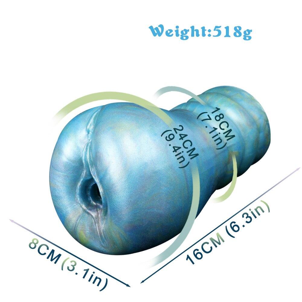 Силиконовый мужской мастурбатор, чашка для мастурбации, секс-игрушки, устройство для тренировки пениса, карманная игрушка для вагины для мужчин, кукла