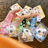Panda Cartoon Cute Keychain Pouch Bag Pendant Funny Car Key Ring  Small Gift