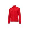 Solid Color Sports Stand Collar Jacket Women Jackets Red 21500438-600