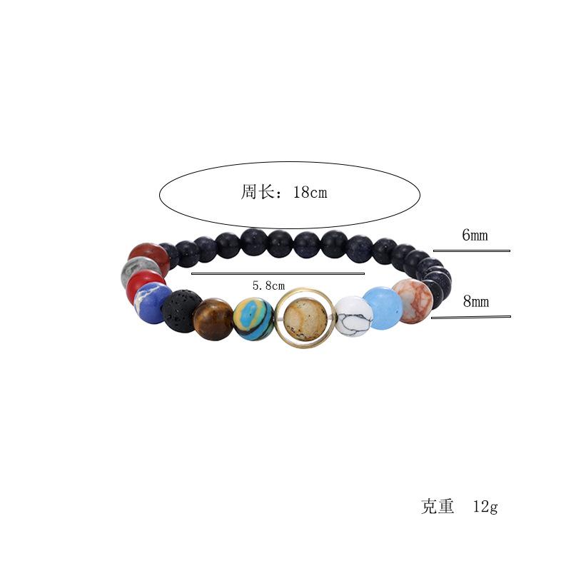 Парный браслет браслет звездное небо галактика браслет из вулканического камня лазурита браслет восемь галактик ювелирные изделия