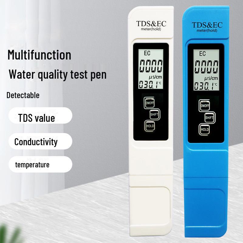 High Precision TDS Water Quality Test Pen for Household Drinking Water & pH Testing