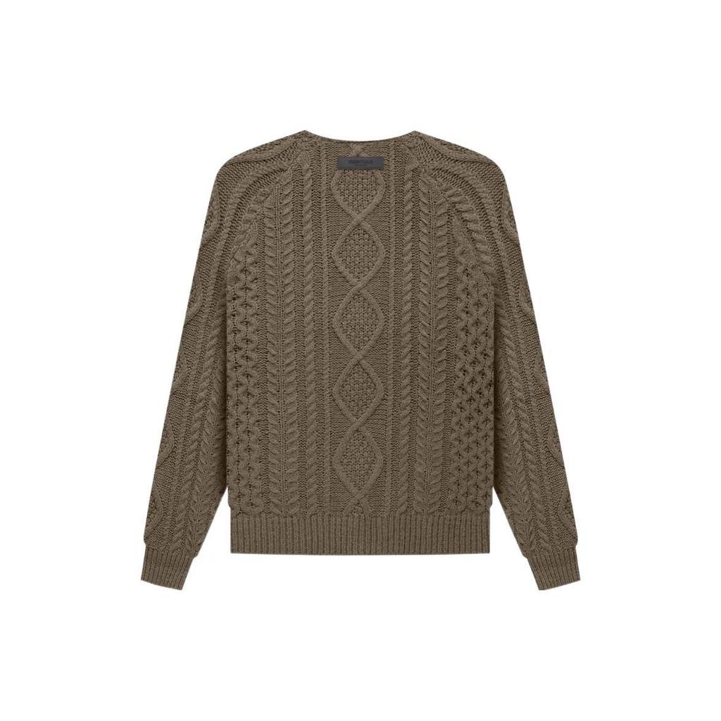 Fear of God Essentials FW22 Cable Knit Wood FOG-FW22-715