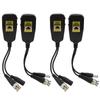 4Pcs HD Video Transmitter Anti Thunder Power Balun RJ45 2in1HDCVITVIAHDCVBS 2~8MP