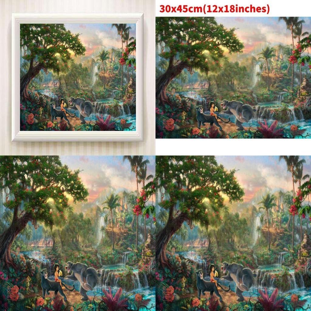 Холст Настенное Искусство Принцесса Русалочка Для Современного Сказочного Декора Спальни Мультяшный Стиль Красочная Картина С Рамкой Распылением Различные Размеры