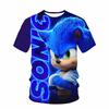 Cute Sonic Girl Cartoon T-Shirt Children's Short Sleeve Summer Casual T-Shirt Boys Sports Shirt Quick Drying Tops Tee