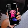 Милый Аксолотль Кавайный Чехол для Телефона Для Samsung Galaxy A52 A32 A22 A12 A51 A31 A50S A30S A20S A10S Note 20 Ultra 10 Plus S10 A72 A71
