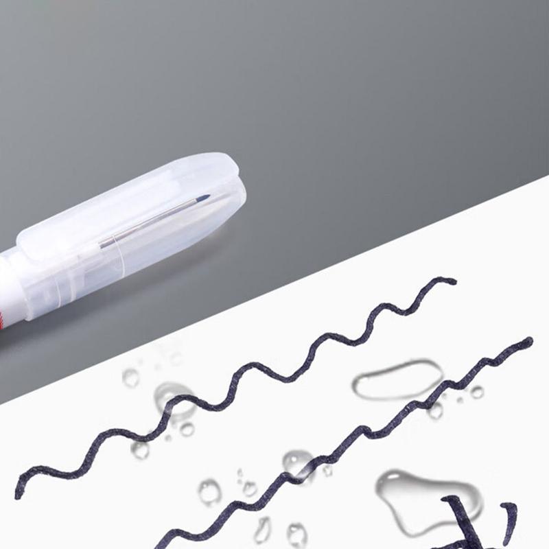 Длинный маркер для строительства ручка для металла масло водонепроницаемый тонкая головка деревянная ручка для рукоделия удлиненная 20 мм длинная головка глубокое отверстие