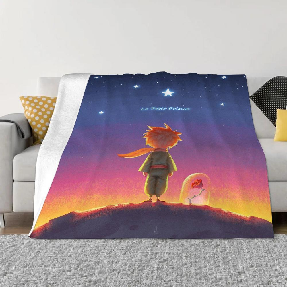 Пушистые мягкие одеяла и пледы Le Petit Prince, одеяло до колена, роскошное постельное белье размера King Size, плед для дома и украшения, вязаный плед