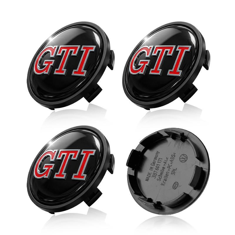 VW 4Pcs 56mm Car Wheel Center Caps Hub Cap Covers Emblem For VW GTI Golf-5 6 7 MK6 Jetta Lavida Polo Tiguan Passat B5 B6 B7 zs7