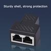 1 To 2 adapter For Ethernet Cable Splitter Rj45 8P8C PC Version Simultaneous Internet Access IPTV Broadband Three Way Connect