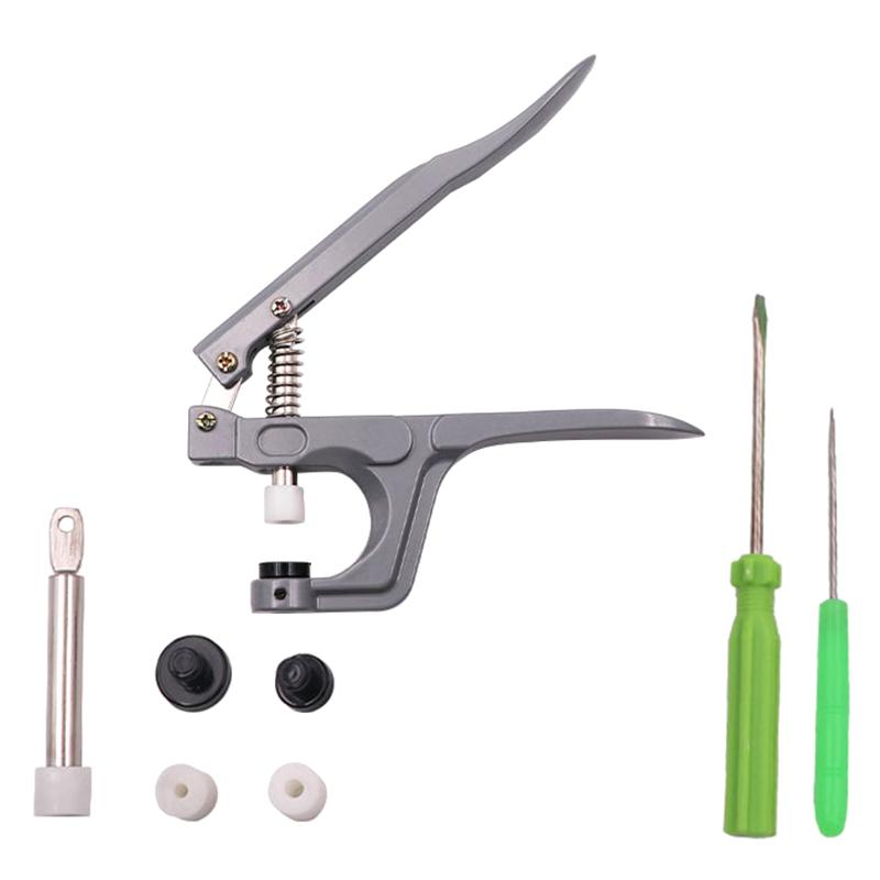 Набор инструментов для установки пластиковых кнопок T3/T5/T8 Кнопка-защелка из смолы Ручной пресс-кнопка Машинная кнопка Ручные плоскогубцы