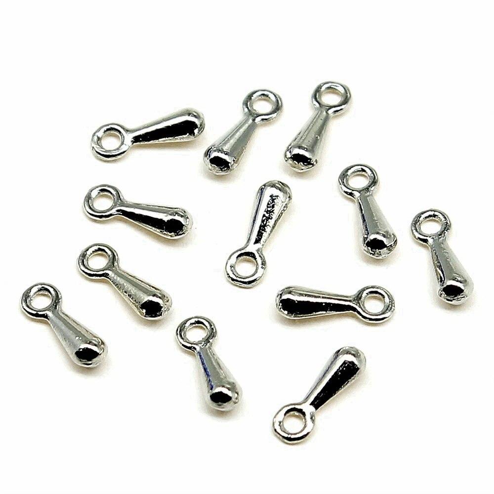 Компоненты конической подвески с обжимными концами и бусинами Женские аксессуары Популярные украшения