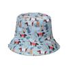Trendy Pet Print Sun Hat For Women Fisherman Hat With Short Brim
