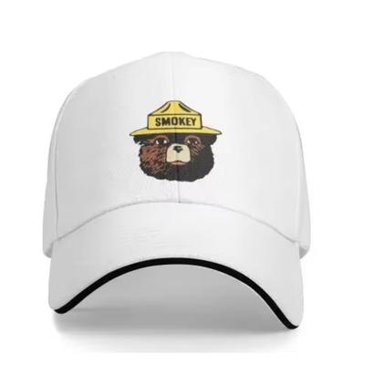 Унисекс бейсболка Smokey The Bear регулируемая шляпа джинсовая регулируемая папина шляпа ковбойские кепки