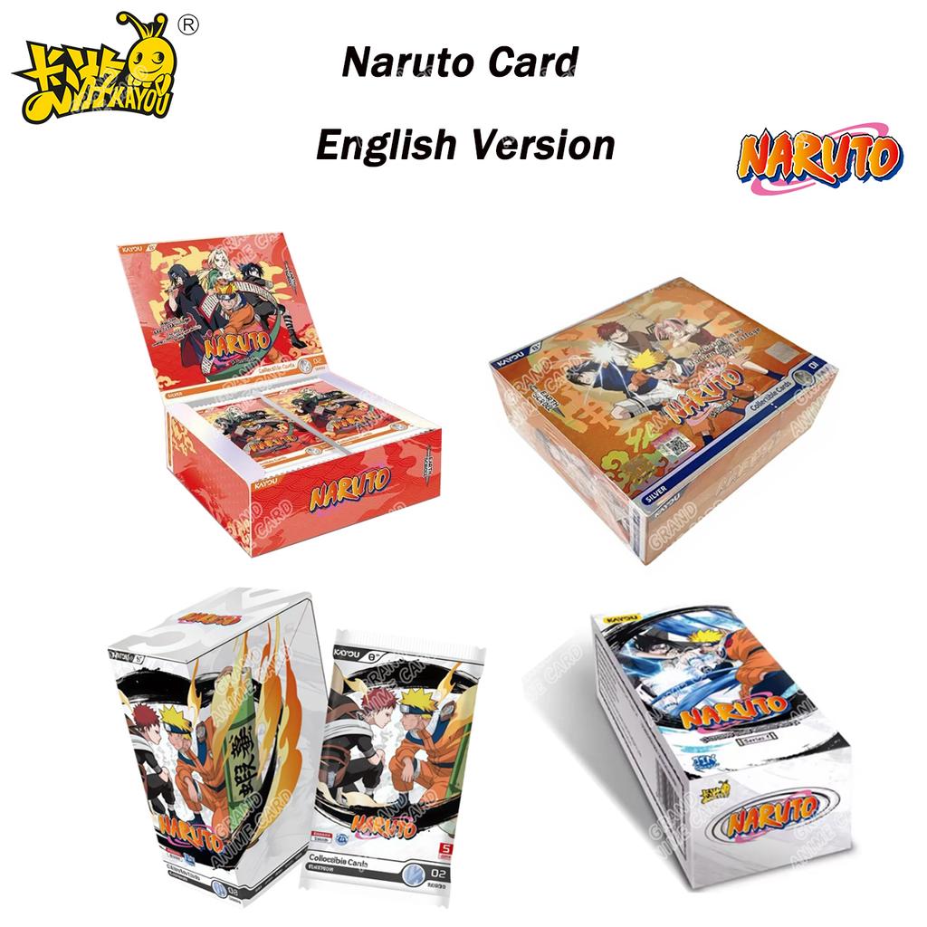 Genuine Naruto T4W8 JIN1 JIN2 SEA English Version global version Booster Box Anime TCG Rare CR Ninja World Collection Card