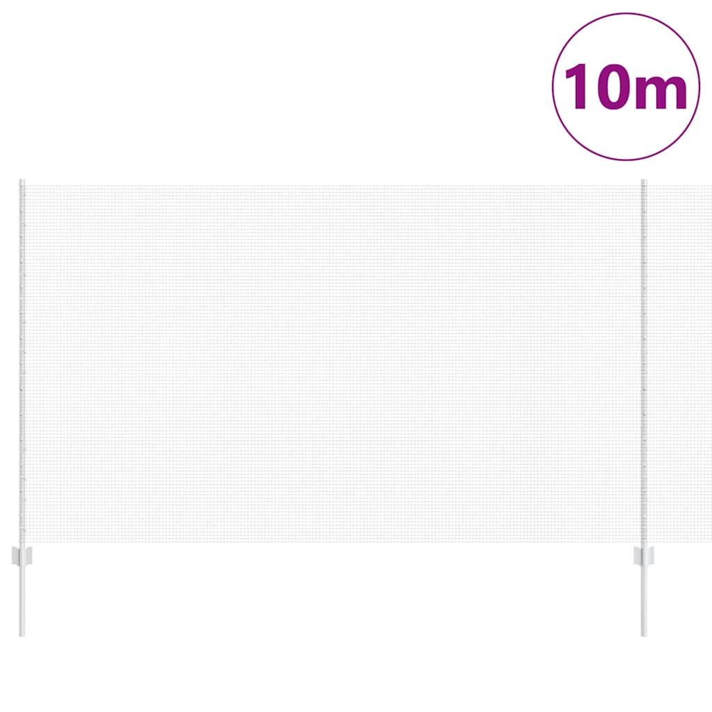 Welded Wire Fence with Posts 10 x 1.4 m (W x H)