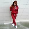 Fall and Winter Fashion Hot New High Quality Pullover Set Street Loose Women's Hoodie + Sweatpants Two-piece Set