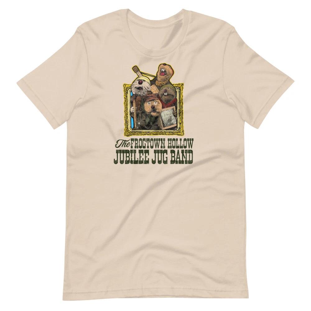 JUBILEE JUG BAND из FROGTOWN HOLLOW Футболка с графическим принтом Унисекс 100% Хлопок Мужские Футболки Топ