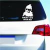 14x9 см BABY ON BOARD крутые задние светоотражающие солнцезащитные очки для детей, автомобильные наклейки, предупреждающие наклейки