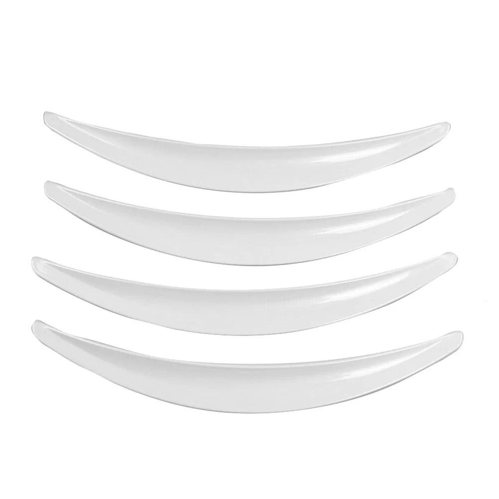 4PCs Car Modification Decorative Strip Fender Flares Mud Flap Splash Guards Arch Wheel Eyebrow Lip For Tesla Model 3