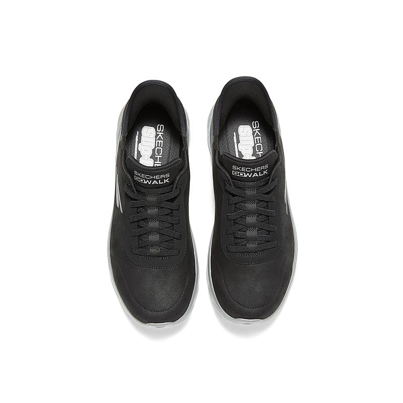 Skechers Go Walk Flex Удобные Практичные Мягкие Прочные Низкие Повседневные Кроссовки Мужские Черный 216326-BLK