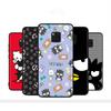 Чехол HK24 Badtz Maru Cartoon Black Sofe для iPhone 16 15 Plus 14 13 Pro 8 SE XR XS Max P30 Nova 5T Y5P Y6 Y7 Y8P Y9 Realme C30 C33 C31 VIVO Y36 V27