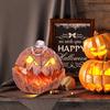 Halloween Pumpkin Light Extendable Talking Pumpkin Lantern Scary Mouth Open Pumpkin Decoration with Lights And for Porch Patio