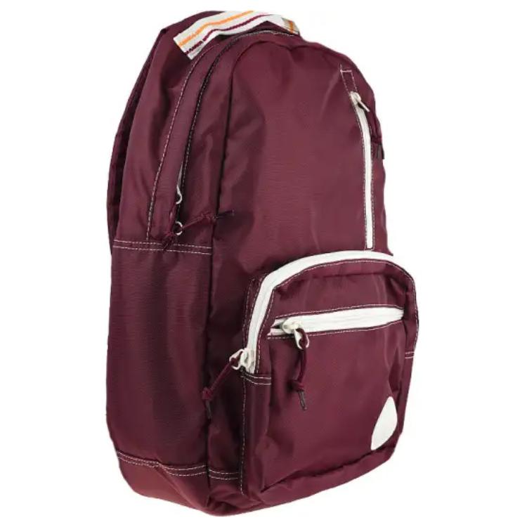 Converse Go Backpack Student Fabric Book Bag Backpack Unisex Backpacks Burgundy 10009235-A03