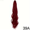 XINRAN Synthetic Long Wavy Ponytail Hair Extensions Claw Clip In Ponytail Hairpiece Natural Black Brown Hair For Women Cosplay Wear
