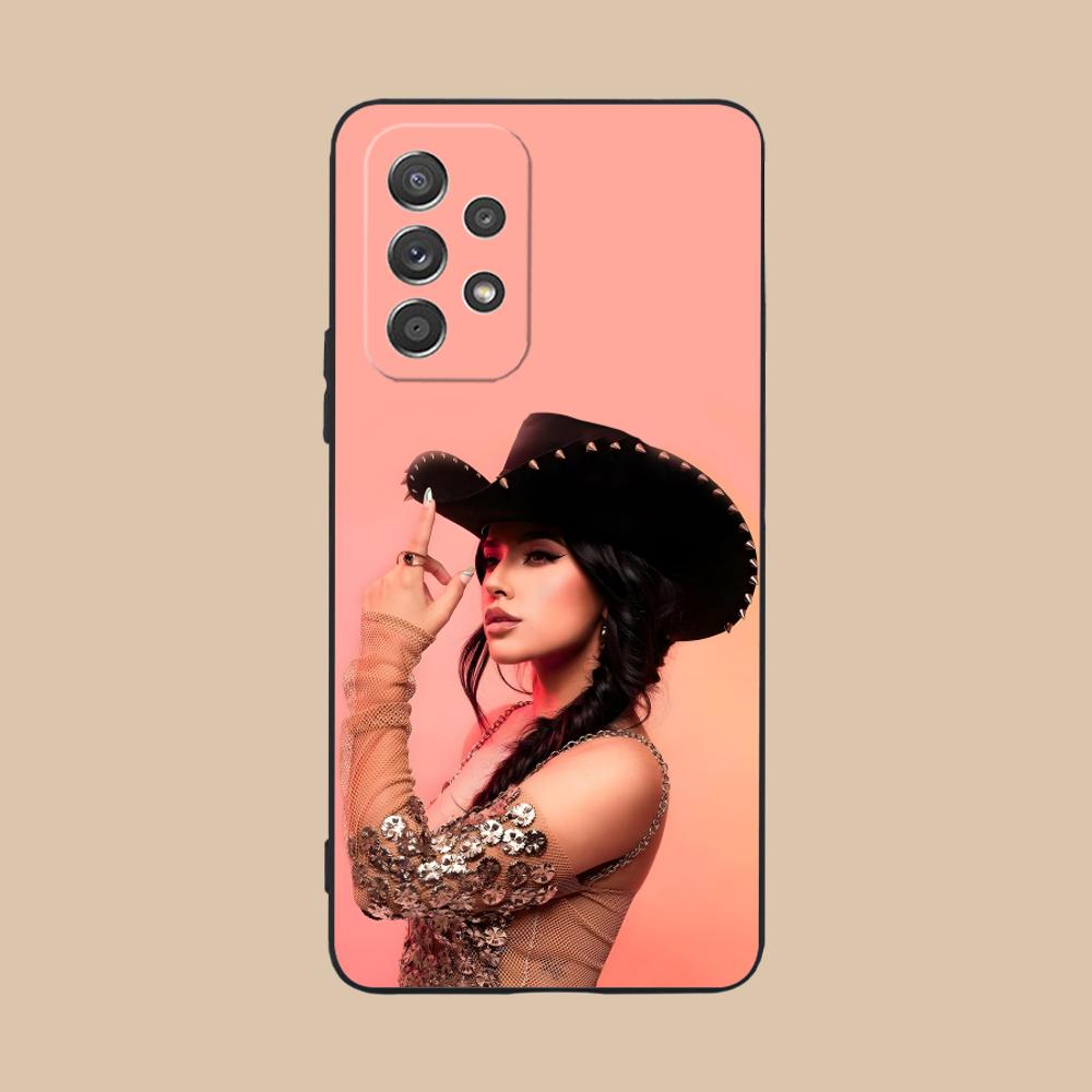 Модный матовый чехол из ТПУ Becky G для Samsung Galaxy M55 54 42 35 34 33 32 23 22 15 14 13 12 F55 5G Цветная крышка