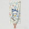 Мультяшный милый C-Cinnamoroll Полотенце Сушилка для полотенец Ванное полотенце Подходит для легкого плавания, кемпинга, йоги, пляжа, активного отдыха