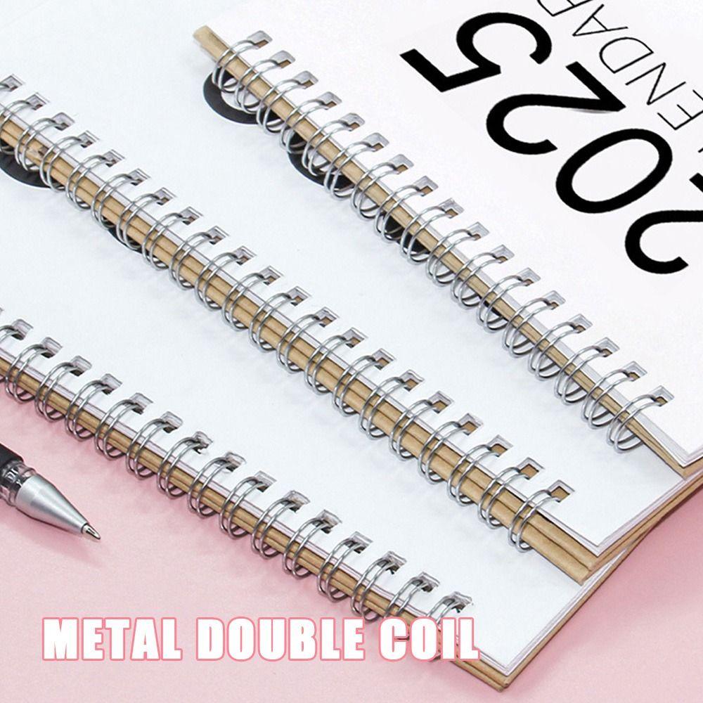 Многофункциональный планировщик, органайзер для календаря на 2025 год, модный настольный бумажный календарь для домашнего офиса