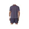 Asics Actimotion™ Повседневная мода Удобная Дышащая Футболка с коротким рукавом Мужские топы Серая Фиолетовая 2041A323-500