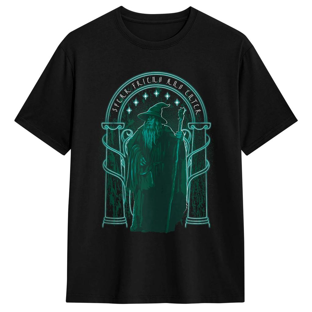 LOTR Tower of Mordor Unisex T Shirts Humor Tees Short Sleeve Crew Neck TShirts Cotton Adult Clothing