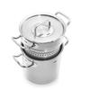 Pot 20cm Original Profi Collection Gas Compatible Made In Germany Japanese Silver Two-handed Multi-Star Fire/IH [Authorized Product]