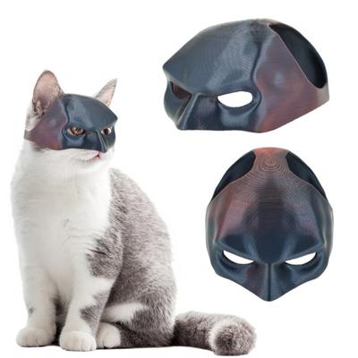 Летучая мышь Кот Мститель Лицо Подушка Кошка Косплей Шляпа Хэллоуин Костюм Аксессуар 3D