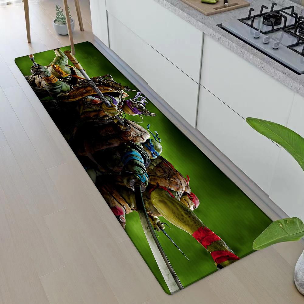 Entrance Front Door Doormat N-Ninja Turtless Non-slip Kitchen Rug Living Room Rugs Balcony Bathroom Foot Mat Floor Mats Carpet