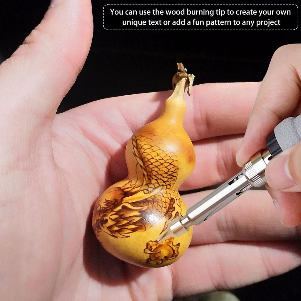 26/52Pcs Wood Burning Tip Copper Letters Wood Burning Tool Wood Burning Alphabet Template Tool for Embossing Carving Crafts