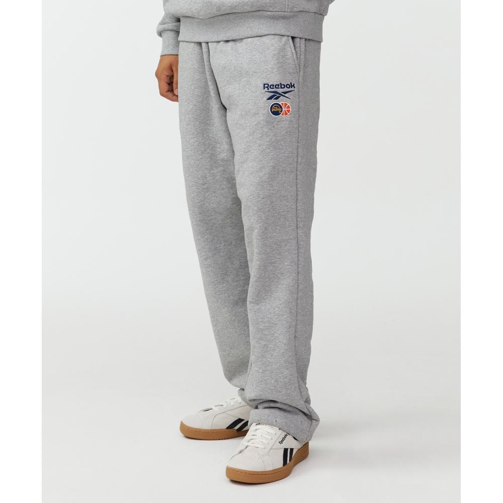 Reebok Широкие спортивные штаны Pump It Up Серые