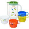 KS32-A Stacking Cups with Case, Set of 4, Miffy 21 Design, Made In Japan