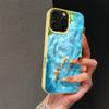 Чехол для телефона с узором ряби на пруду с золотыми рыбками Для iPhone 17 16 Pro Max 15 14 13 11 12 17 PROMAX Plus Силиконовый чехол Модный чехол