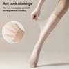 1 пара дышащих женских чулок выше колена, простые элегантные гольфы, полезные чулки выше колена