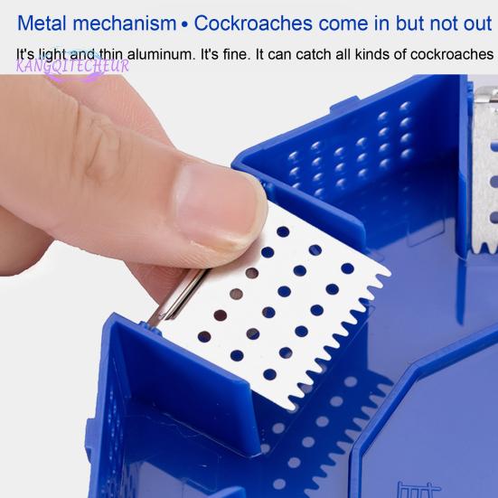 Коробка для ловли тараканов, однослойный полипропиленовый пластик, круглая ловушка для тараканов для кухни