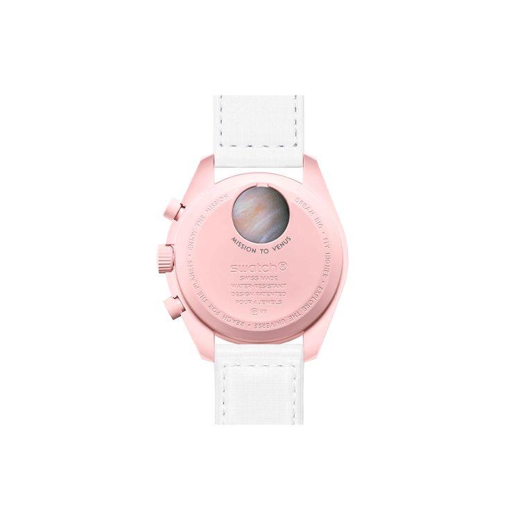 Swatch X Omega Биокерамические Часы Лунная Миссия на Венеру Унисекс Белые SO33P100