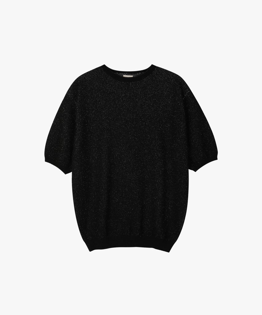 ESN Boucle Jacquard Round Knit Black