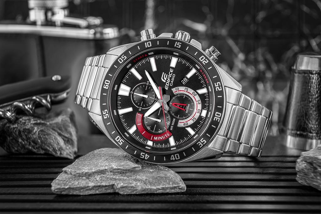 Men's Watch CASIO EDIFICE EFV-620D-1A4VUEF + BOX