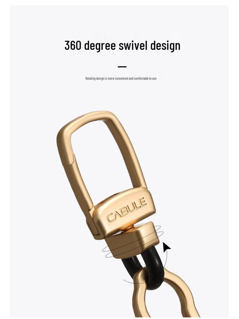 Брелок Cabron Universal из цинкового сплава с маленькой подковообразной пряжкой, идеально подходит для всех сумок для ключей